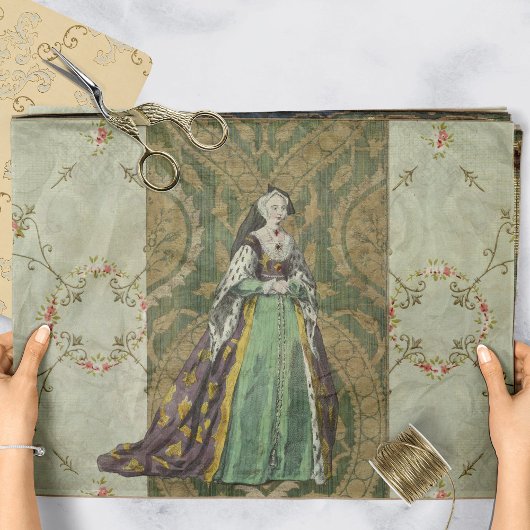 Renaissance Royalty-ontkoppelde-weefselpapier Tissuepapier