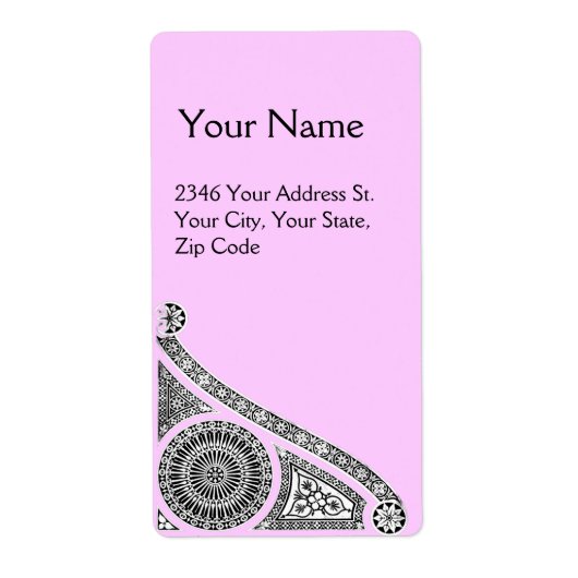 RENAISSANCE roze Etiket (Voorkant)