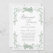 Renaissance  Sage Green repetitie diner Kaart (Voorkant)