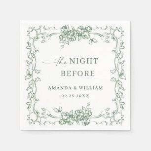 Renaissance  Sage Green repetitie diner Servet