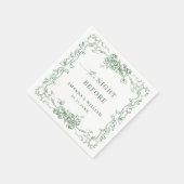 Renaissance Sage Green repetitie diner Servet (Hoek)