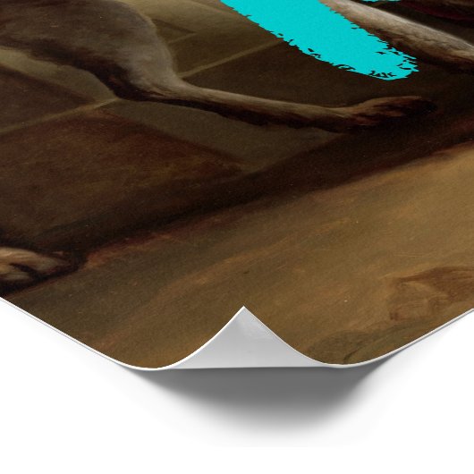 Renaissance Schilderij Quote Wall Altered Art Poster (Hoek)