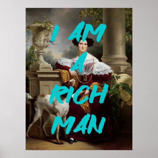 Renaissance Schilderij Quote Wall Altered Art Poster (Voorkant)