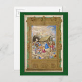 RENAISSANCE SCHILDERIJ VAN DE GEBOORTE ALS KERST K FEESTDAGENKAART (Voorkant / Achterkant)