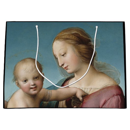 Renaissance schilderij van Madonna en kind Groot Cadeauzakje (Voorkant)
