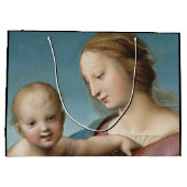 Renaissance schilderij van Madonna en kind Groot Cadeauzakje (Achterkant)