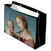 Renaissance schilderij van Madonna en kind Groot Cadeauzakje (Voorkant Gekanteld)