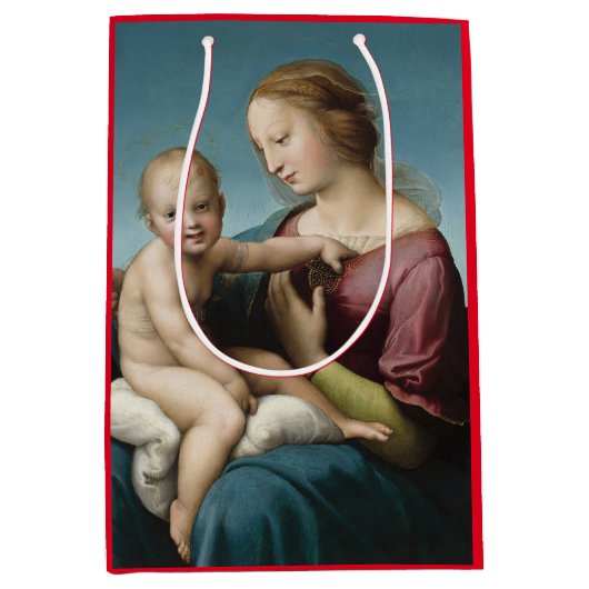 RENAISSANCE SCHILDERIJ VAN MADONNA EN KIND MEDIUM CADEAUZAKJE (Voorkant)