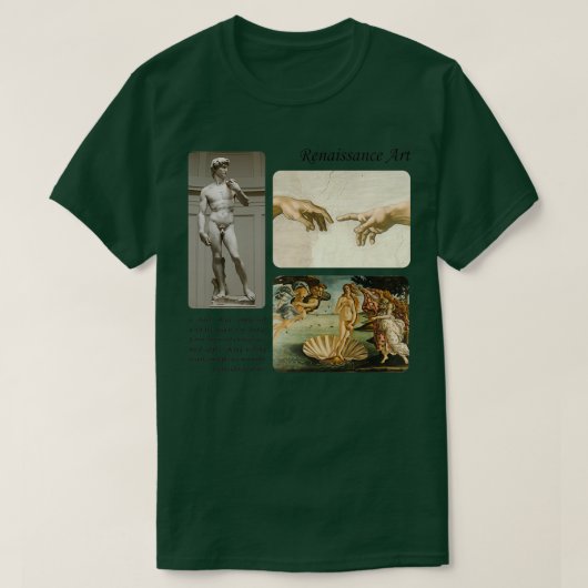 renaissance schilderijen 2 t-shirt (Design voorkant)