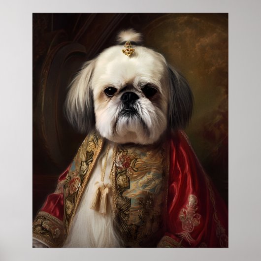 Renaissance Shih Tzu Poster (Voorkant)