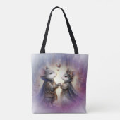 Renaissance sprookjesbos fantasie bruiloft tote bag (Achterkant)