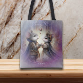 Renaissance sprookjesbos fantasie bruiloft tote bag