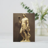 renaissance status Bacchus door Michelangelo Briefkaart (Staand voorkant)
