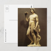 renaissance status Bacchus door Michelangelo Briefkaart (Voorkant / Achterkant)