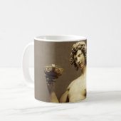 renaissance status Bacchus door Michelangelo Koffiemok (Voorkant links)