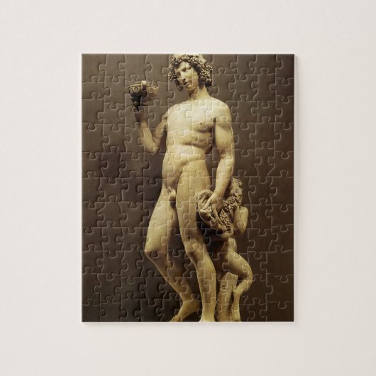  renaissance status Bacchus door Michelangelo Legpuzzel (Verticaal)