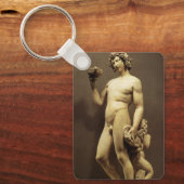  renaissance status Bacchus door Michelangelo Sleutelhanger (Voorkant)