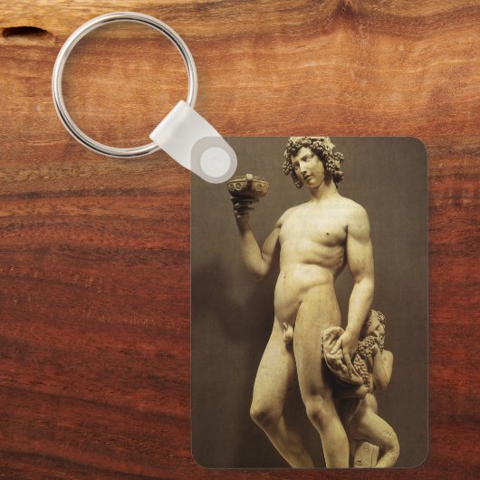  renaissance status Bacchus door Michelangelo Sleutelhanger (Voorkant)