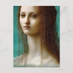 Renaissance stijl Mermaid Briefkaart