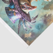 Renaissance style painting: Victorian Lady Turkey Tissuepapier (Detail)