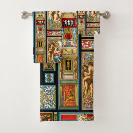 Renaissance thema's Textiel en stoffen Bad Handdoek