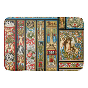 Renaissance thema's Textiel en stoffen Badmat