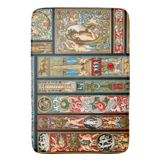 Renaissance thema's Textiel en stoffen Badmat (Voorkant Verticaal)