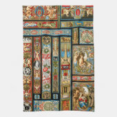 Renaissance thema's Textiel en stoffen Theedoek (Verticaal)