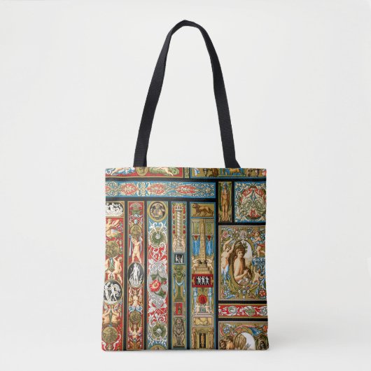Renaissance thema's Textiel en stoffen Tote Bag (Voorkant)