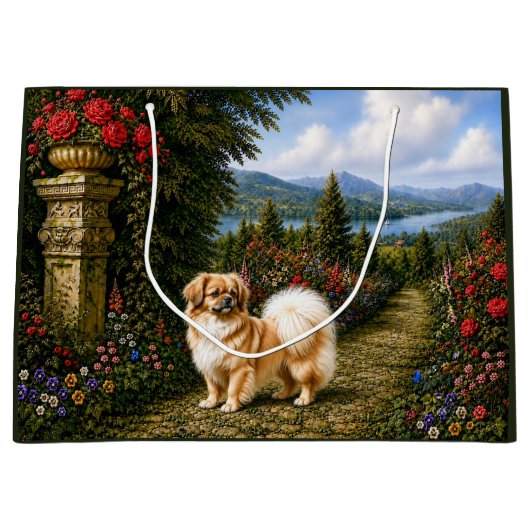 Renaissance Tibetaanse Spaniel Groot Cadeauzakje (Voorkant)