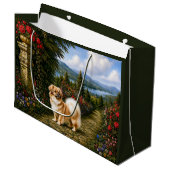 Renaissance Tibetaanse Spaniel Groot Cadeauzakje (Voorkant Gekanteld)
