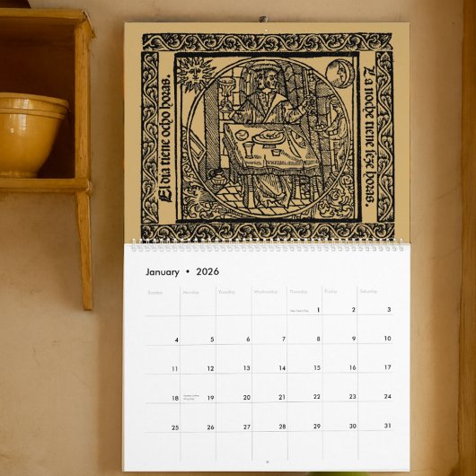 Renaissance tijdperk middeleeuwse gotiek 1492 kalender