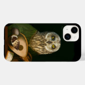 Renaissance Uil Spelen de luit Case-Mate iPhone Case (Achterkant (horizontaal))