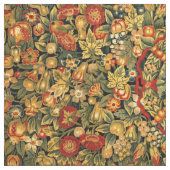 Renaissance Unicorn Amid Fruit & Flowers Pattern Stof (Swatch)