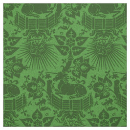 Renaissance Unicorn Garden, Emerald Stof