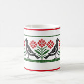 Renaissance Vogels en Bloemen Koffie Mok (Center)