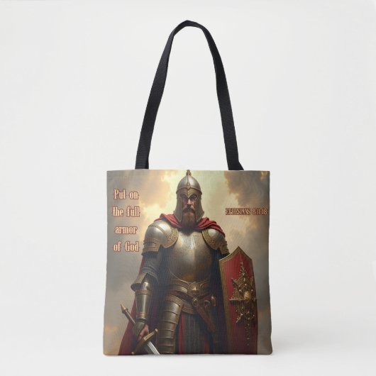 Renaissance wapenrusting van God / AI Art Tote Bag (Voorkant)