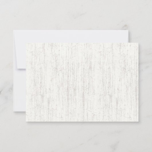 Renaissance Wedding Arms Response Kaart (Achterkant)