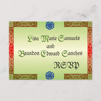 Renaissance Wedding RSVP-kaarten RSVP Kaartje