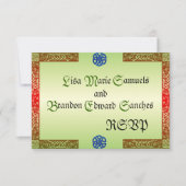 Renaissance Wedding RSVP-kaarten RSVP Kaartje (Voorkant)