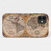 Renaissance Wereldkaart Case-Mate iPhone Case (Achterkant (horizontaal))
