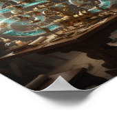 Renaissance wetenschappelijke tekening poster (Hoek)