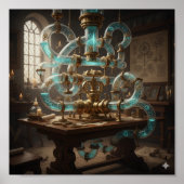 Renaissance wetenschappelijke tekening poster (Voorkant)