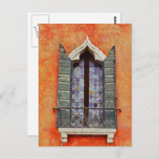 Renaissance Window Art Briefkaart (Voorkant / Achterkant)