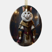 Renaissance witte kat, keramisch ornament (Rechts)