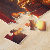 Renaissance Wizard at Desk Ancient Study & Books Legpuzzel (Zijkant)