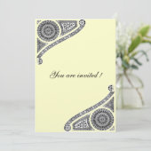 RENAISSANCE , Zwart en Goud Metaal Kaart (Staand voorkant)