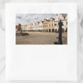 Renaissancehuizen Rechthoekige Sticker (Tas)