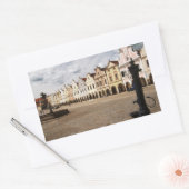 Renaissancehuizen Rechthoekige Sticker (Envelop)