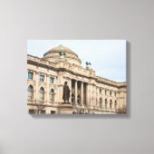 renaissancestijl openbare bibliotheek in milwaukee canvas afdruk (Voorkant)
